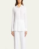 Tina Cotton Gauze Coverup Shirt