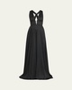 Veda Plisse Georgette Gown