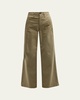 Sofie Wide-Leg Chino Pants