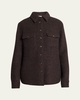 John Austin Cashmere Shirt Jacket