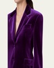 Taddeo Stretch Velvet Blazer Jacket