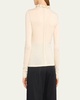 Asha Ruffle-Collar Wool Knit Bib Top