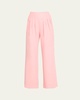 Dalia Pleated Wide-Leg Pants