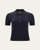 Nemo Polo Short-Sleeve Wool Sweater