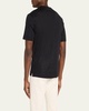 Men's Valpiana Silk and Cotton Rib T-Shirt