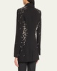 Getty Embellished Single-Breasted Blazer