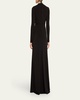 Kimbra Embellished Long-Sleeve Gown