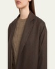 Grace Single-Breasted Herringbone Cashmere Jacket