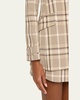 Lillie Plaid Single-Breasted Blazer