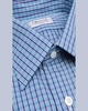 Men's Cotton Check Point-Collar Dress Shirt