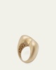 14K Gold and Diamond Heart Ring