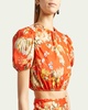 Hydra Floral-Print Cropped Top