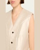 Metallic Taffeta Inside Out Vest