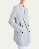 Hadley Melange Linen-Blend Suiting Jacket