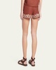 Ernst Embroidered Drawstring Flax Shorts