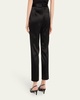 Todd Pleated Satin Pants