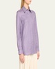 Cruz Wool and Linen Button-Front Shirt