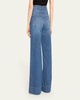 Ms. Onassis V-High Rise Wide-Leg Jeans