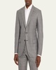 Men's Brun Super 150s Wool Plaid Suit