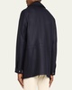 Men's Traveller Stand-Collar Wool Utility Coat