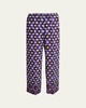 Puvis Printed Straight-Leg Pants