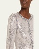 Pretty Thing Sequined Crystal Dress