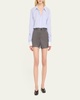 Tailored Mini Wool Shorts