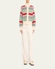 Holiday Noel Cashmere Knit Bomber Jacket