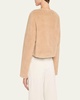 Lully Collarless Sherpa Jacket