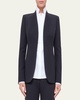 Shawl-Collar Wool Jacket