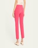 Frankie Straight-Leg Cotton-Stretch Cropped Pants