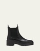 Reggie Leather Chelsea Ankle Booties