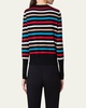 Merino Wool Multicolor Striped Sweater