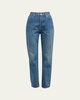 Daniela High Rise Straight-Leg Jeans