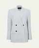 Hadley Melange Linen-Blend Suiting Jacket