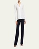 Carole Straight-Leg Wool Double-Face Pants