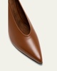 Viola Leather Wedge Pumps