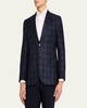 Men's Enlarged Check Sport Coat