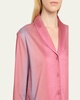 Loie Ombre Shawl-Collar Shirt