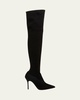 Paschalarehi Suede Over-The-Knee Boots