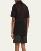 Men's Mesh Knit Resort Shirt