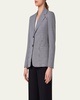 Houndstooth Wool Blazer