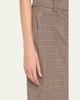 Clarissa Plaid Midi Skirt