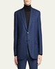 Men's Plaid Wool Suit