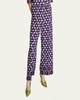 Puvis Printed Straight-Leg Pants