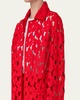 Tommi Anemones Embroidered Oversize Jacket