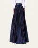 Pleated Silk Ball Skirt