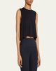 Sienna Cropped Jersey Tank