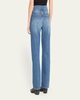 Ms. Triarchy V-High Rise Straight-Leg Jeans