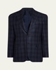 Men's Enlarged Check Sport Coat